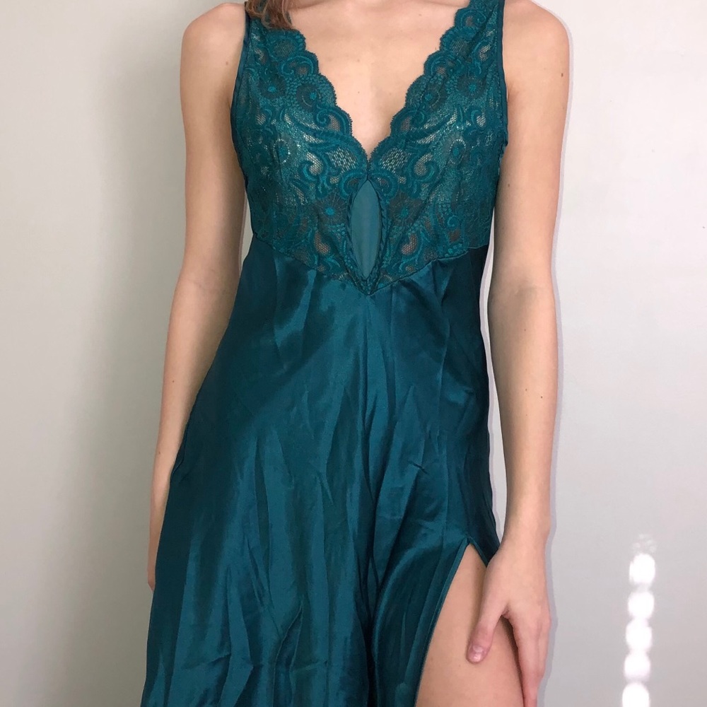 victoria’s secret silky slip dress